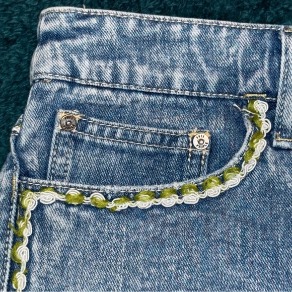 Free People Acid Wash Denim Cutoff Jean shorts Size 28 - Picture 3 of 12